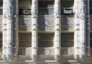 Mayapan Building, facade detail