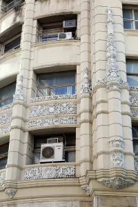 Mayapan Building, facade detail