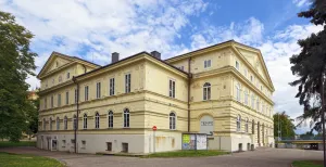 Slavie House of Culture (German House), northwest elevation