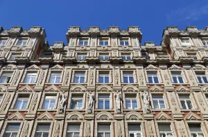 Adria Palace, detail east facade