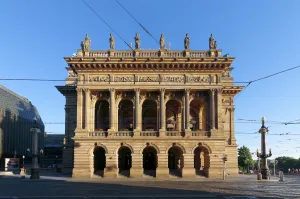 National Theatre, main facade (north elevation)