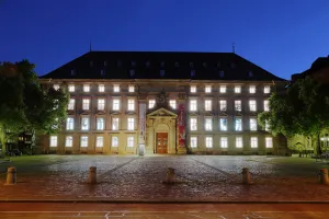 Mannheim Armoury, at night