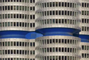 BMW Tower, facade detail