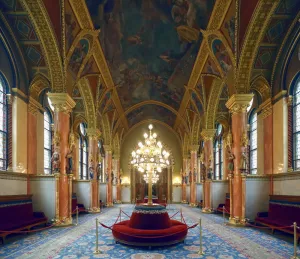 Hungarian Parliament Building, Lounge of the Chamber of Peers