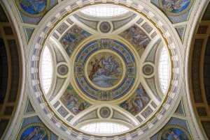 Széchenyi Thermal Bath, cupola of the vestibule