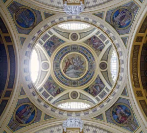 Széchenyi Thermal Bath, cupola of the vestibule