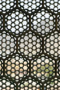 Amber Fort, Ganesh Gate, Suhag Mandir, jali detail