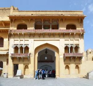 Amber Fort, Jalebi Chowk, Moon Gate (Chand Pol)