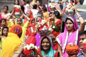 Gangaur festival procession