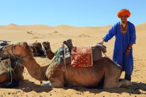Camel Trekking Guide, Erg Chebbi
