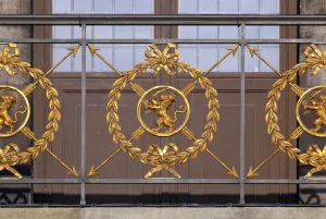 Palace on the Dam, detail of the balcony