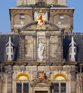 Delft City Hall, facade detail