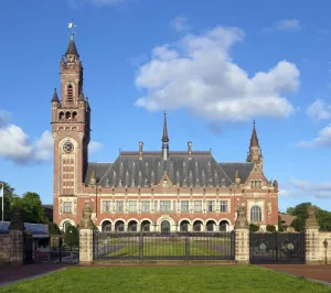 Peace Palace, east elevation