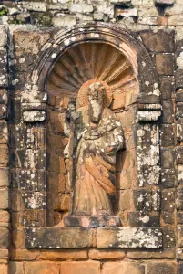 Jesuit Mission of the Most Holy Trinity in Paraná, Main Church, statue of Saint Paul