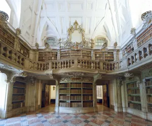 Royal Building of Mafra, Library, southern entrance