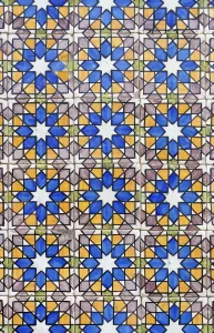 National Palace of Pena, azulejo tiles with zellige pattern