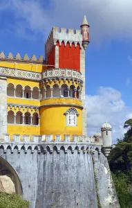 National Palace of Pena, bastion and palace buildings