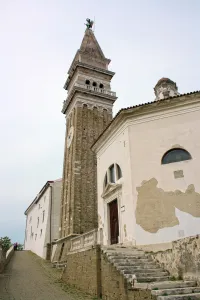 St. George's Parish Church, bell tower (campanile) and baptistery