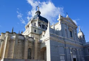 Almudena Cathedral, east elevation