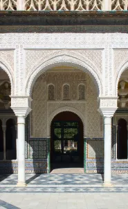 Pilate's House, arcade of the main courtyard (patio)