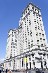 David N. Dinkins Municipal Building, east elevation