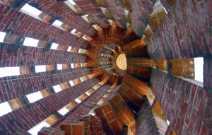 Church of Atlántida, interior of the bell tower