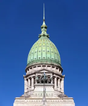 Palace of the Argentine National Congress, tholobate and cupola