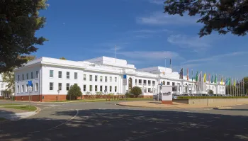 Old Parliament House, east elevation