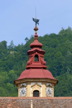 Eggenberg Palace, clock tower with spire