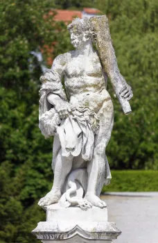 Eggenberg Palace, statue of Hercules