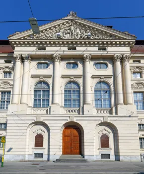 Graz Opera, avant-corps of the southeastern facade