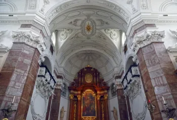 Jesuit Church, apse with stucco decorations
