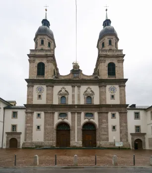 Jesuit Church, main facade (north elevation)