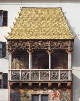 New Court, Golden Roof, balcony