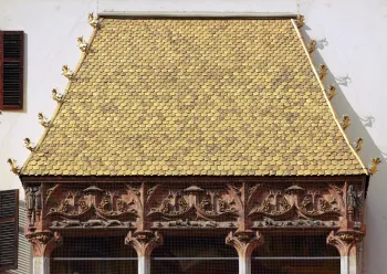 New Court, Golden Roof,  fire-gilded copper tiles