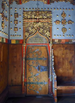 Hohensalzburg Fortress, Golden Chamber, door
