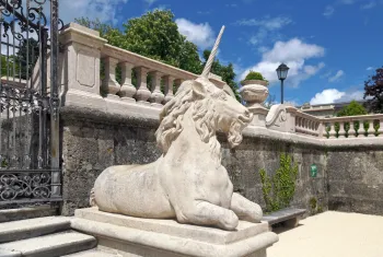 Mirabell Palace, gardens, unicorn statue