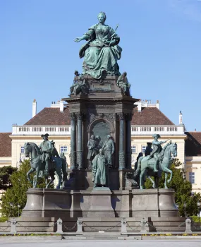 Maria Theresa Monument, northeast elevation
