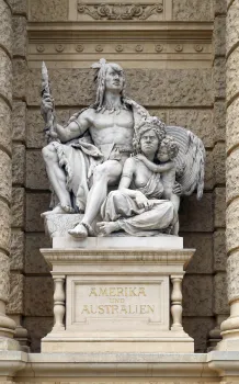 Natural History Museum, figure group “America and Australia”