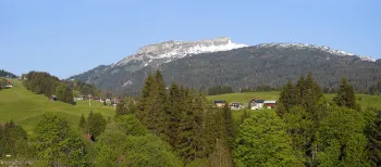 Hoher Ifen mountain from Kleinwalsertal