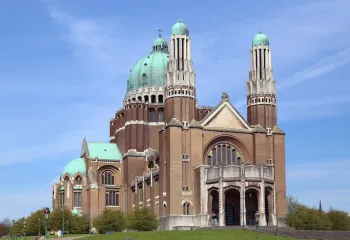 Basilica of the Sacred Heart, southeast elevation