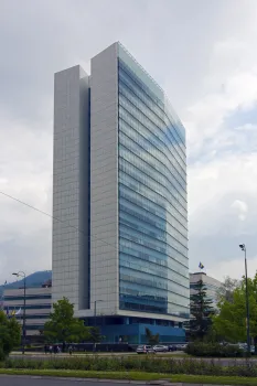 Greece-Bosnia and Herzegovina Friendship Building, northwest elevation