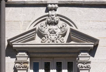 Palace of Liberty, window pediment