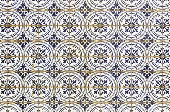 Iate Tênis Clube, azulejo tiles of the facade