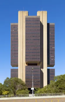 Central Bank of Brazil Headquarters, north elevation