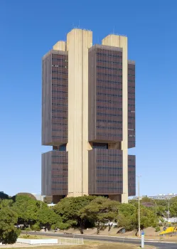 Central Bank of Brazil Headquarters, northeast elevation