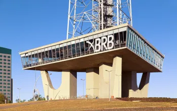 TV Tower of Brasília, lower concrete structure (northeast elevation)