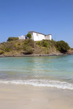 Fort of Saint Matthew, view from Fort Beach (north elevation)