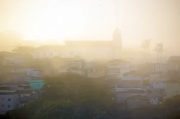 Matriz neighbourhood in the morning mist