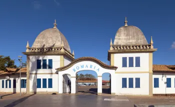 Romaria, main gate, northeast elevation